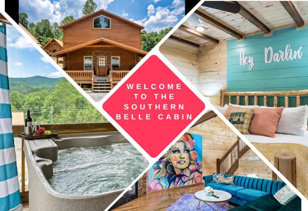 Smokiesboutiquecabins Would Love To Host You At Dolly'S Cute Cabin! 4 Suites With Private Bathrooms - Hot Tub, Fire Pit, Game Room, Resort Pool Open Memorial Day Through Labor Day! Gatlinburg Luaran gambar