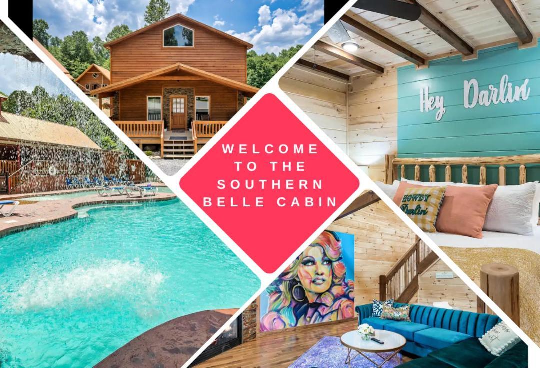 Smokiesboutiquecabins Would Love To Host You At Dolly'S Cute Cabin! 4 Suites With Private Bathrooms - Hot Tub, Fire Pit, Game Room, Resort Pool Open Memorial Day Through Labor Day! Gatlinburg Luaran gambar